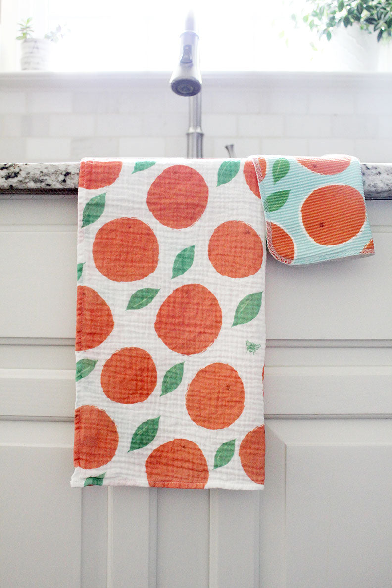 Dish Cloth/Reusable Napkin - Strawberries