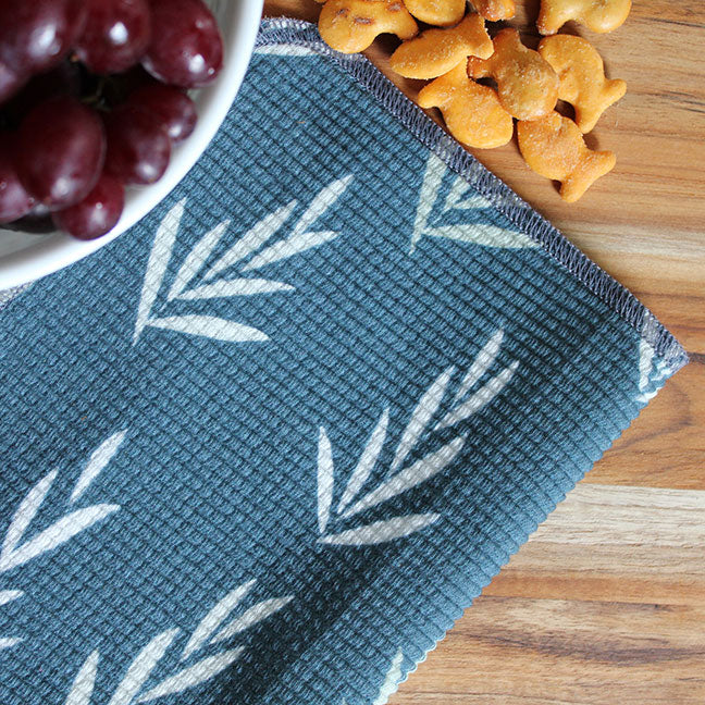 Dish Cloth/Reusable Napkin - Rosemary Blue