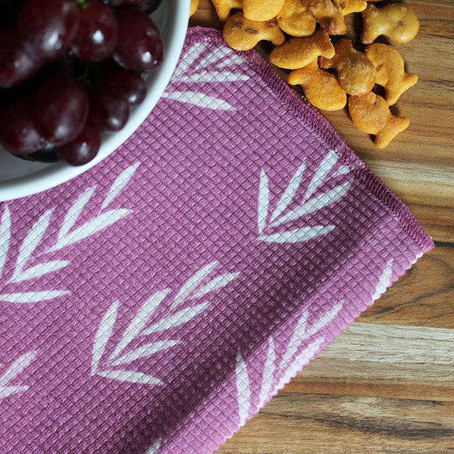 Dish Cloth/Reusable Napkin - Rosemary Purple