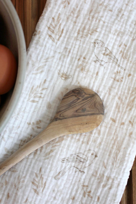 Tea Towel - Feathers & Foliage