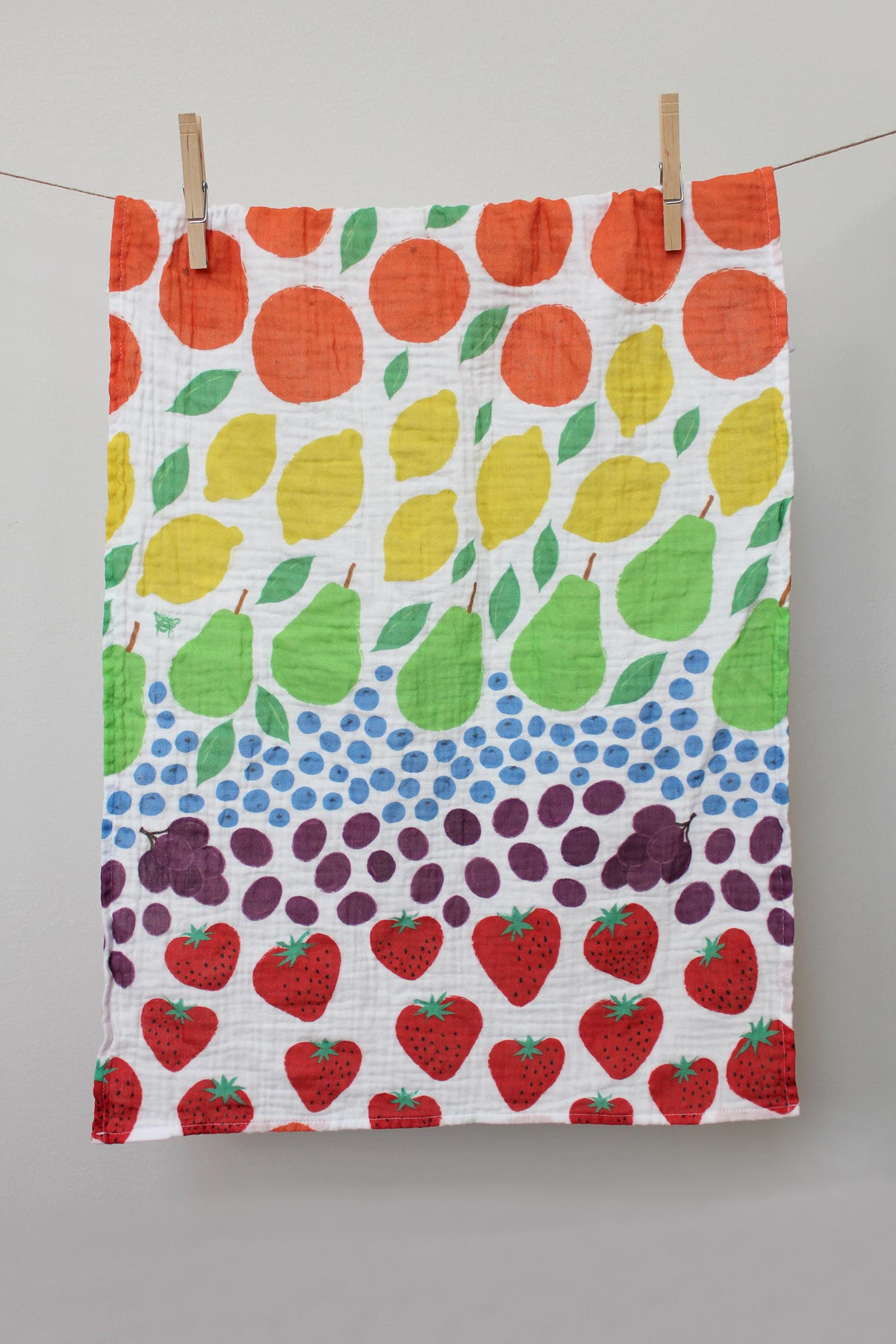 Tea Towel - Fruit Rainbow