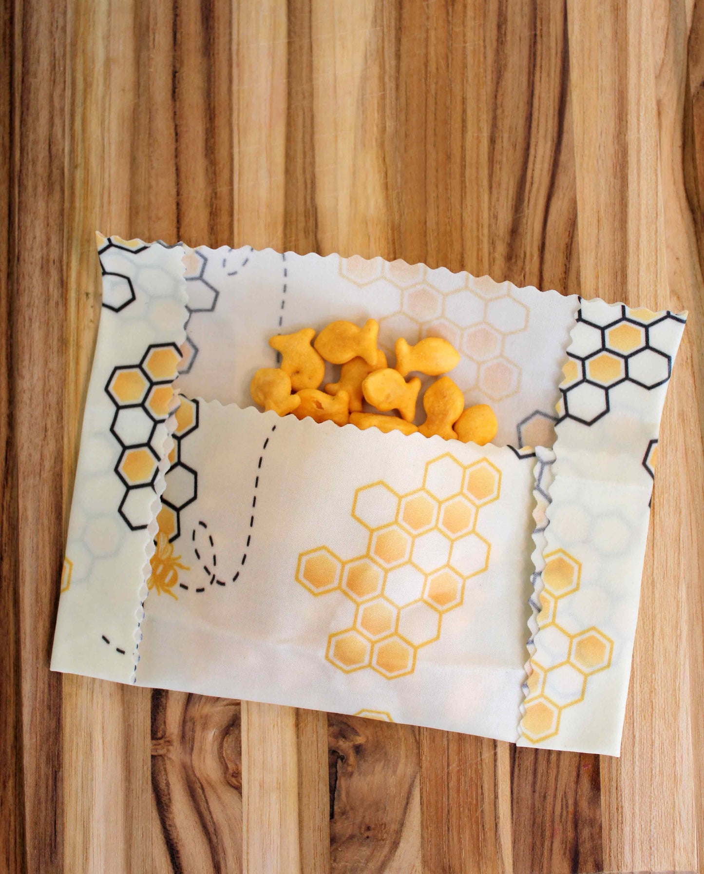 Beeswax Food Wraps Assorted 3 Pack - Honeycomb