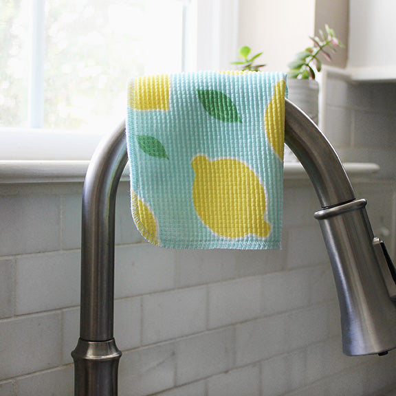 Dish Cloth/Reusable Napkin - Lemons