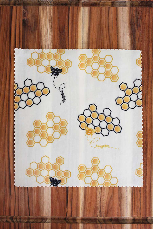 Organic Beeswax Food Wrap | Single Medium - Honeycomb