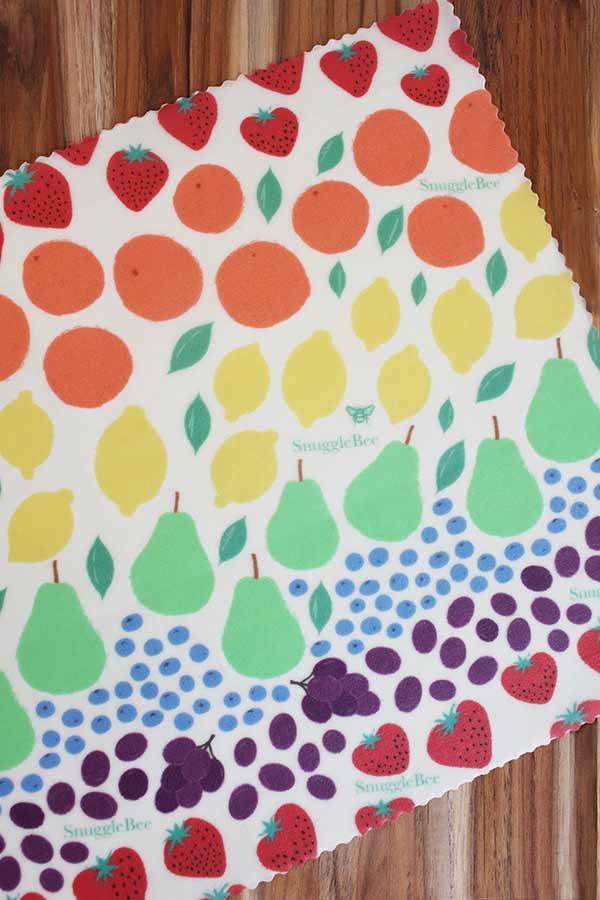 Beeswax Food Wraps Assorted 3 Pack - Fruit Rainbow