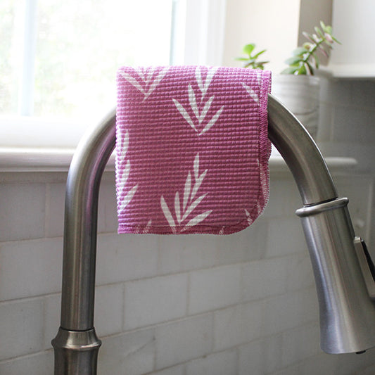Dish Cloth/Reusable Napkin - Rosemary Purple