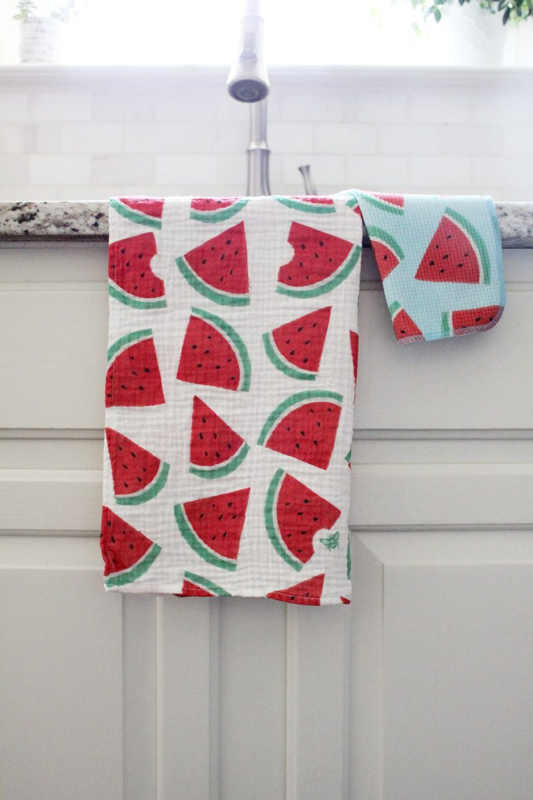 Dish Cloth/Reusable Napkin - Lemons